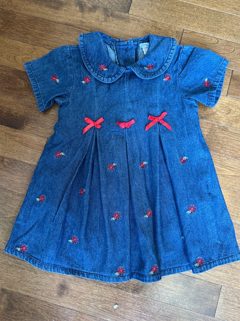 Vintage Denim Baby Dress size 12 months